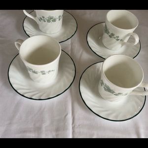 Corning  ware set of 8 pieces coffee/tea mugs